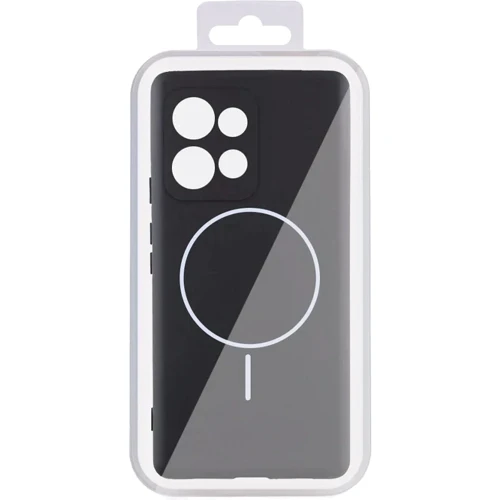 Чехол для телефонов Lakshmi Case Silicone Cover Full Camera MagFit Black for Motorola Edge 50 Neo: Цвет черный