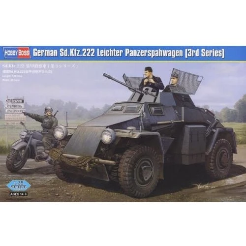 Модель Hobby Boss Бронеавтомобиль Sd.Kfz.222 Leichter Panzerspahwagen (HB83816)