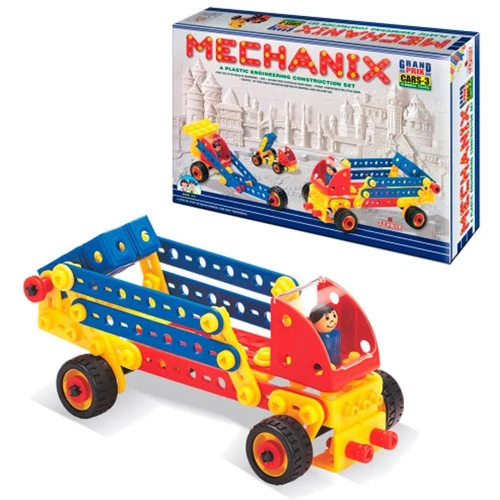 Конструктор полипропиленовый Zephyr Mechanix Авто №3 развивающий 175 элементов 15 моделей (02008): Производитель Zephyr