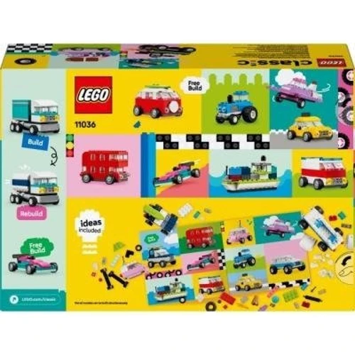 Конструктор LEGO Classic Творческие транспортные средства (11036): Количество деталей, шт. 900