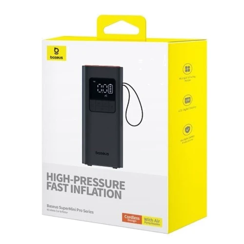 Автомобильный компрессор (электрический) Baseus SuperMini Pro Series Wireless Car Inflator (C11159300111-00) фото 7