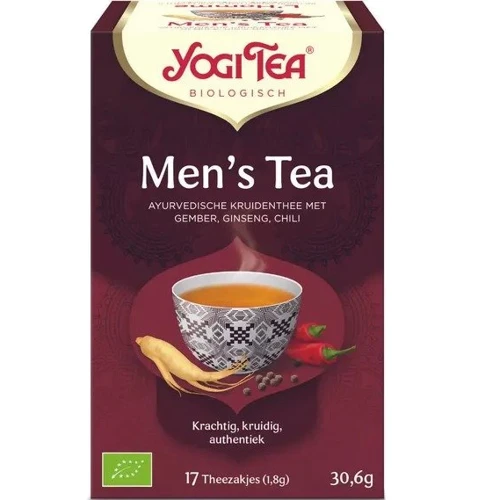 Чай Yogi Tea трав'яний з прянощами Для чоловіків органічний 30.6 г (4012824401389)