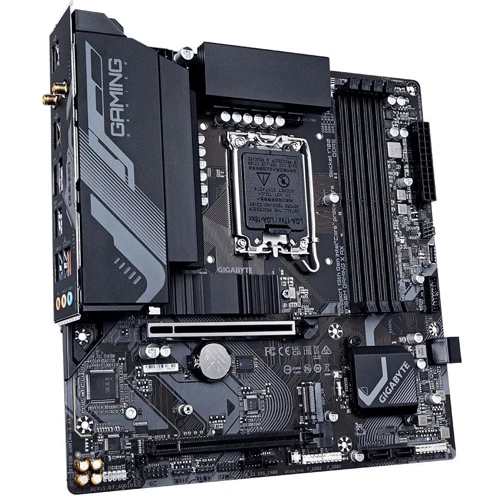 GIGABYTE B760M GAMING X AX: Разъемы на плате USB Type-C, USB 3.2 Gen 1, USB 2.0, СОМ, SATA 3.0, M.2