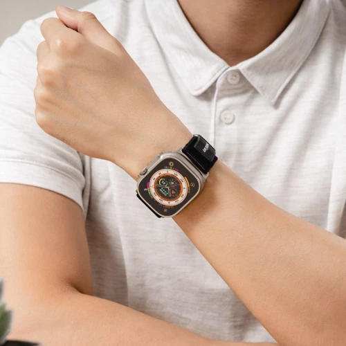 Switcheasy Flex Woven Nylon Watch Loop Black (SAW341161BK23) for Apple Watch 38/40/41mm фото 13