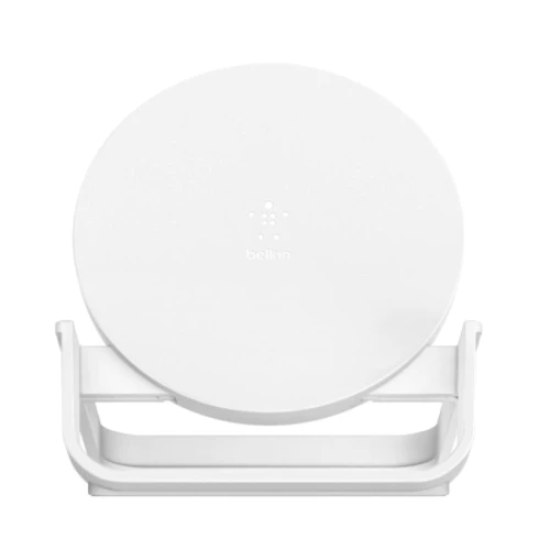 Зарядное устройство Belkin Wireless Stand Charging 10W White (WIB001VFWH): Кабель в комплекте встроенный