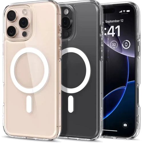 Чехол для iPhone Spigen Ultra Hybrid MagFit White (ACS07998) for iPhone 16 Pro Max фото 9