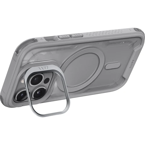 Чехол для iPhone LAUT CRYSTAL MATTER MagSafe Grey (L_IP23D_CM4_GY) for iPhone 15 Pro Max фото 5