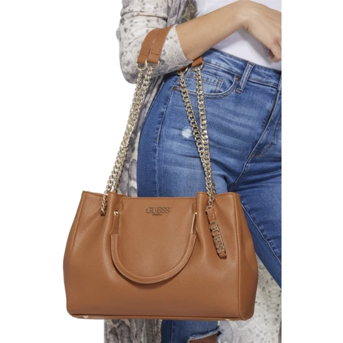 Женская сумка тоут GUESS коричневая (GU0742W): Страна производитель Китай