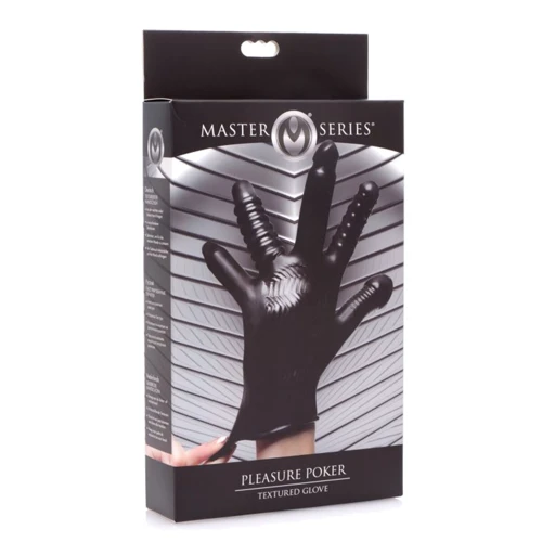 Перчатка с разными текстурами Master Series Pleasure Poker Textured Glove