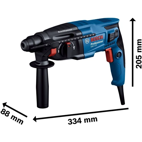 Перфоратор Bosch GBH 220 (06112A6020): Споживана потужність, Вт 720