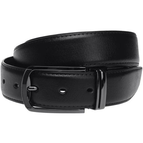 Чоловічий ремінь Borsa Leather чорний (v1n058-3)