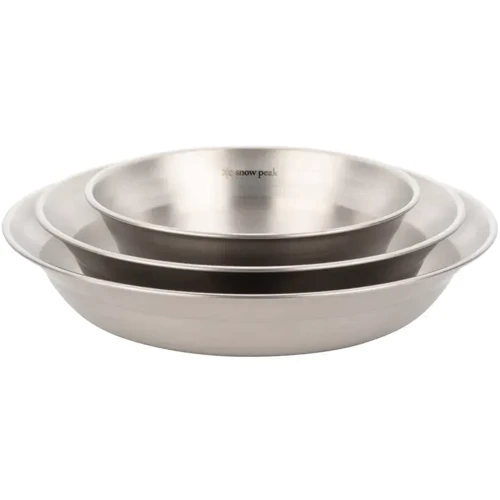 Набір посуду Snow Peak TW-021FK Renewed Tableware Set L Family Stainless steel (1200.05.98): Виробник Snow Peak