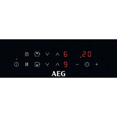 Варильна поверхня електрична AEG IKB32200NB: Розташування панелі спереду