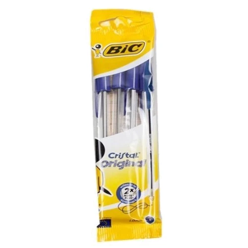 Шариковая ручка BIC Cristal Original, синий, 4 шт. (8308601)