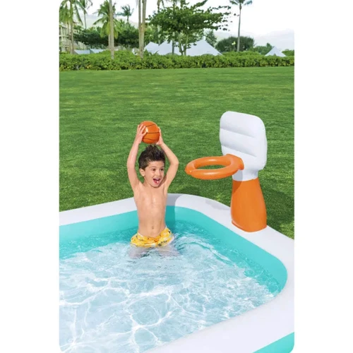 Басейн надувний дитячий Dunk'N Splash Bestway 251x168x102 см (54445) фото 7