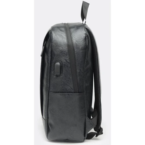 Мужской рюкзак Monsen черный (C1PU7729-black): Фактура Матовая, Гладкая