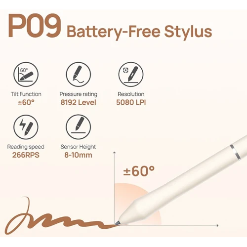 Графический планшет Parblo Ninos Q Mobile (NINOSQ): Рабочая поверхность 160x90 мм
