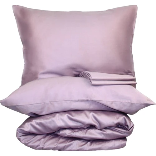Простынь на резинке LightHouse Sateen Premium 160х200х30 см лиловый (50682)
