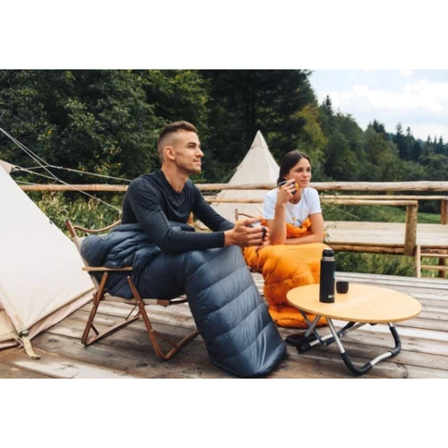 Спальный мешок Turbat NOX 250 grey/cheddar orange 185 см серый/оранжевый (012.005.0396): Тип кокон