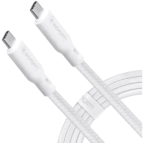 Кабель Spigen Cable USB-C to USB-C DuraSync 60W 1.5m White (000CA25703): Тип USB-C - USB-C