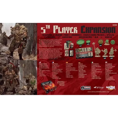 Настольная игра CMON Limited Blood Rage - 5th Player Expansion EN НА АНГЛИЙСКОМ ЯЗЫКЕ: Вид стратегические