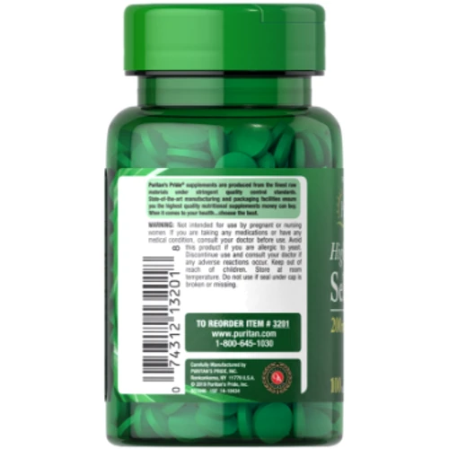 Puritan's Pride Selenium 200 mcg 100 tabs (PTP-13201): Стать унісекс