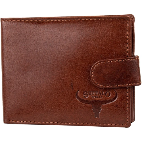 Мужское портмоне Buffalo Wild коричневое (DNKN992L-BWJ-cognac)