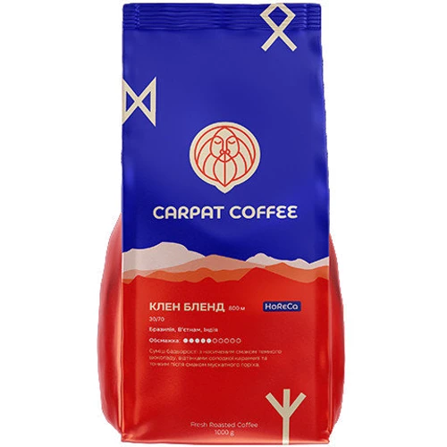 Кофе CARPAT COFFEE Клен бленд в зернах 1000 г