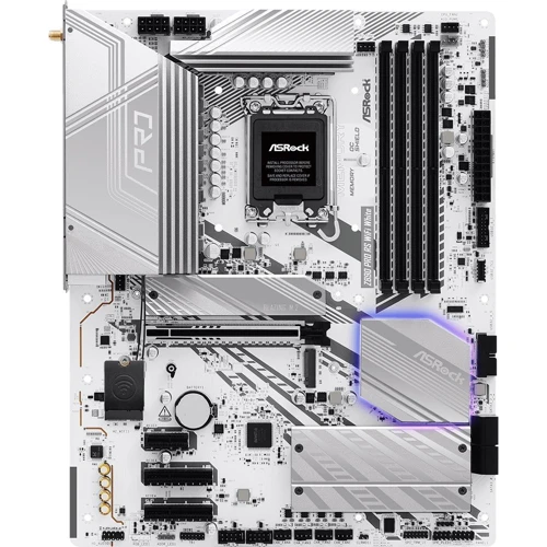 ASRock Z890 PRO RS WIFI WHITE: Разъемы на плате USB 3.2 Gen 2, USB 2.0, USB 3.2 Gen 1
