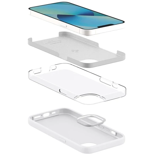 Чехол для iPhone Spigen Silicone Fit White (ACS03549) for iPhone 13: Тип чехла накладка на заднюю часть