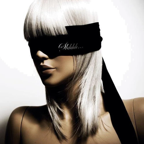 Повязка из сатина Bijoux Indiscrets - Shhh Blindfold