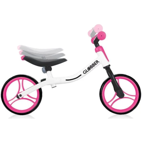 Беговел GLOBBER серии GO BIKE, белый-красный, до 20кг, 2+, 2 колеса: Возраст от 2 лет