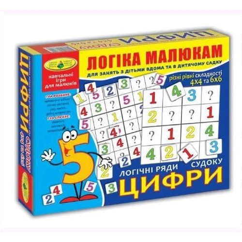 Игра Київська Фабрика Іграшок Судоку Цифры (82753): Производитель Київська Фабрика Іграшок