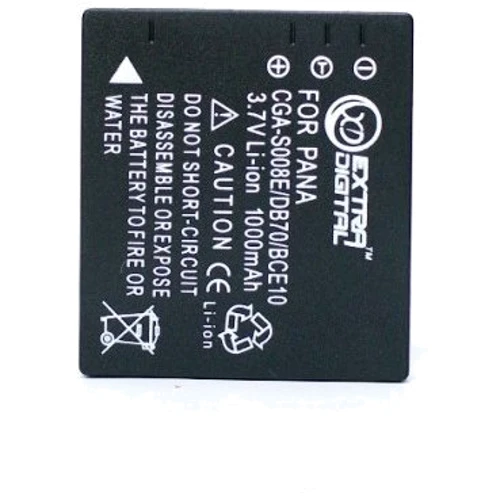Аккумулятор ExtraDigital Panasonic CGA-S008, Ricoh DB-70: Тип аккумулятор