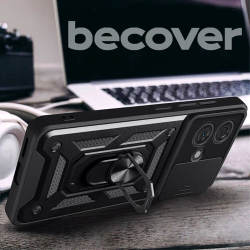 Чехол для телефонов BeCover Military Black for Motorola Edge 40 Neo (710677): Материал TPU (термополиуретан) и пластик