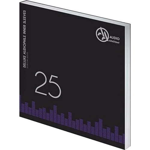 Внутренние конверты для LP Audio Anatomy 25 х 12" Deluxe Audiophile Antistatic Inner Sleeves White (ACCLP049)