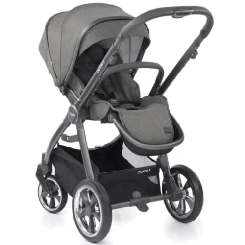 Универсальная коляска 2 в 1 BabyStyle Oyster 3 Mercury / City Grey: Количество блоков 2