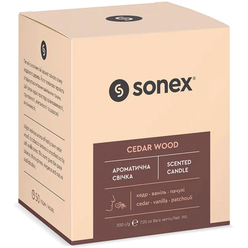 Ароматическая свеча Sonex Cedar Wood (SO102483)