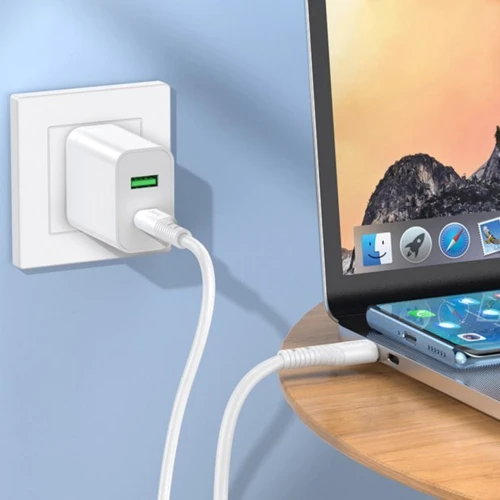 Кабель Hoco USB-C to USB-C X97 Crystal 3A 60W 1m Light Gray: Довжина 1 м