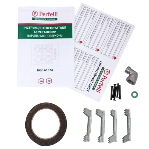 Варильна поверхня газова Perfelli HGG 61524 WH фото 5
