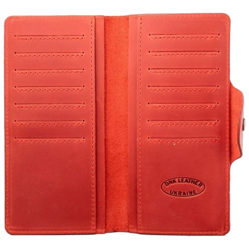 Женский тревел-кейс DNK Leather красный (DNK-PURSEH-col-H): Материал Натуральная кожа