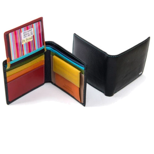Жіноче портмоне Dr. Bond Rainbow чорний (WRS-6 black): Країна виробник Китай