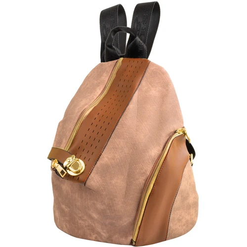 Женский рюкзак Valiria Fashion бежевый (3DETBQ-091-12-1): Фактура Перфорация, Матовая, Гладкая