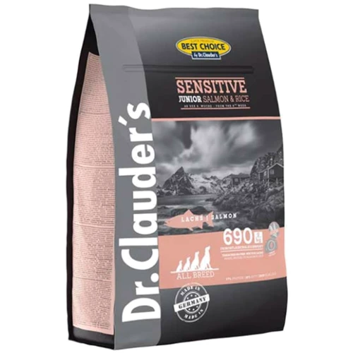 Сухой корм Dr.Clauder's Sensitive Junior Salmon & Rice для щенков всех пород 350 г (33130035)