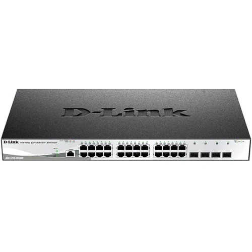Мережевий комутатор D-Link DGS-1210-28X/ME: Порти комбинированный