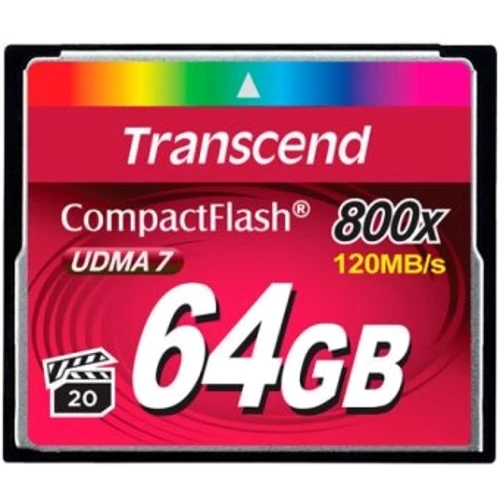 Карта памяти Transcend 64GB CompactFlash 800X (TS64GCF800)