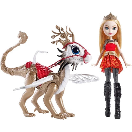 Лялька Ever After High "Епл Вайт: Вершниця" з м / ф "игри драконів" (DKM76) фото 8