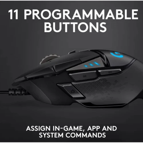 Мишка Logitech G502 HERO Gaming Mouse (910-005470.910-005472): Тип сенсора оптический