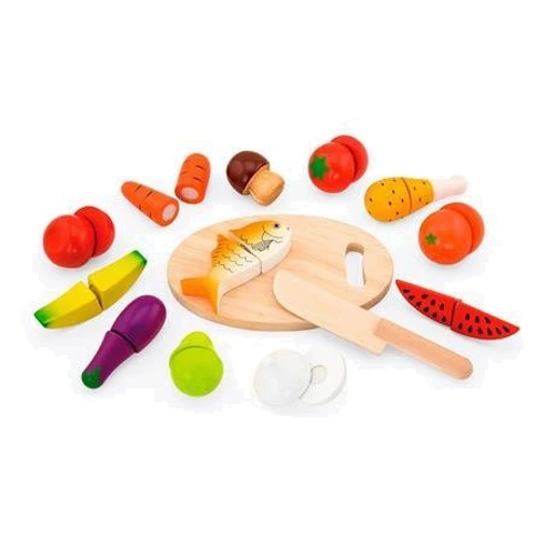 Іграшкові продукти Viga Toys Нарізана їжа з дерева (59560) фото 2