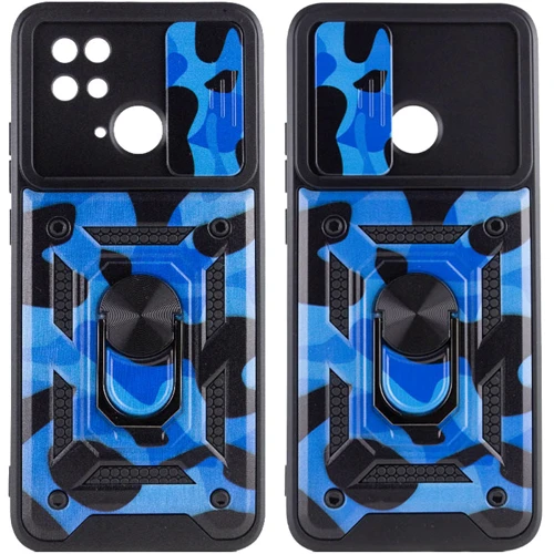Аксессуар для смартфона Mobile Case Camshield Serge Ring Camo Army Blue for Xiaomi Redmi 9C / Xiaomi Redmi 10A